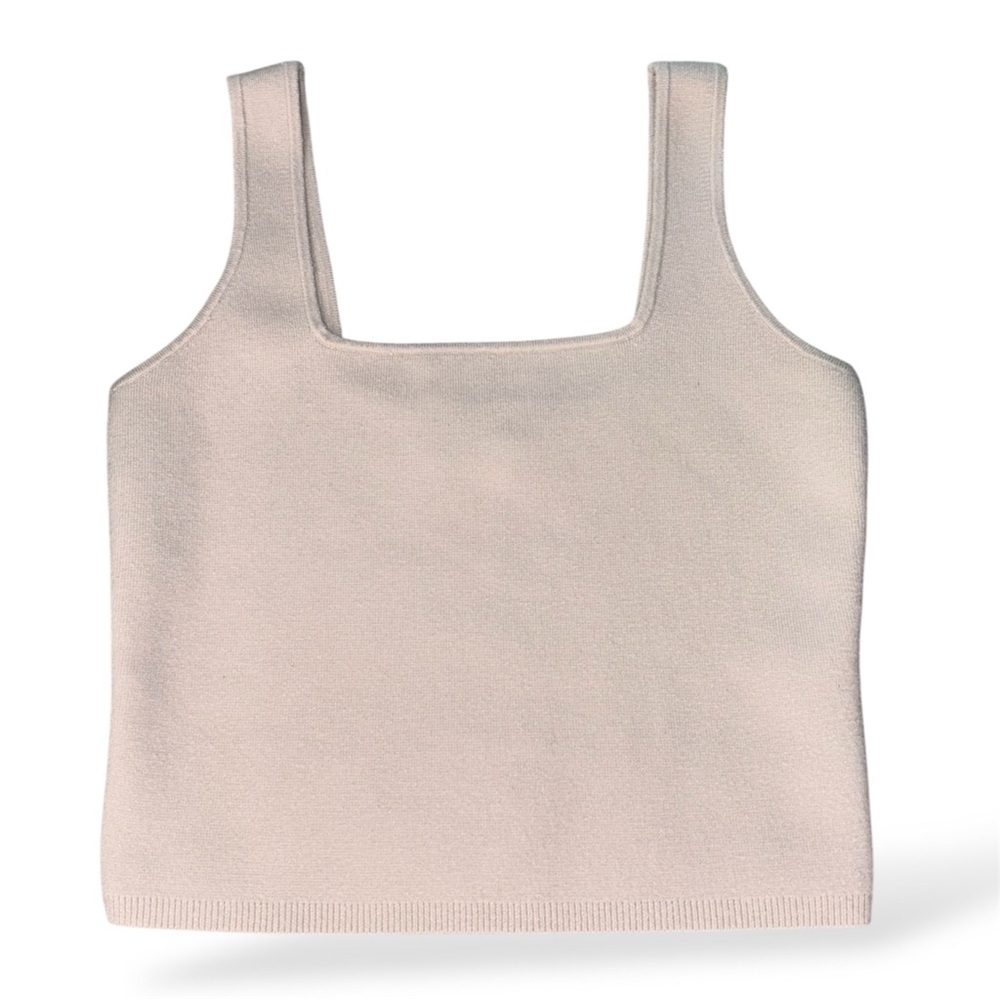 Abercrombie & Fitch Soft A&F Collection Knit Square Neck Tank Top Medium